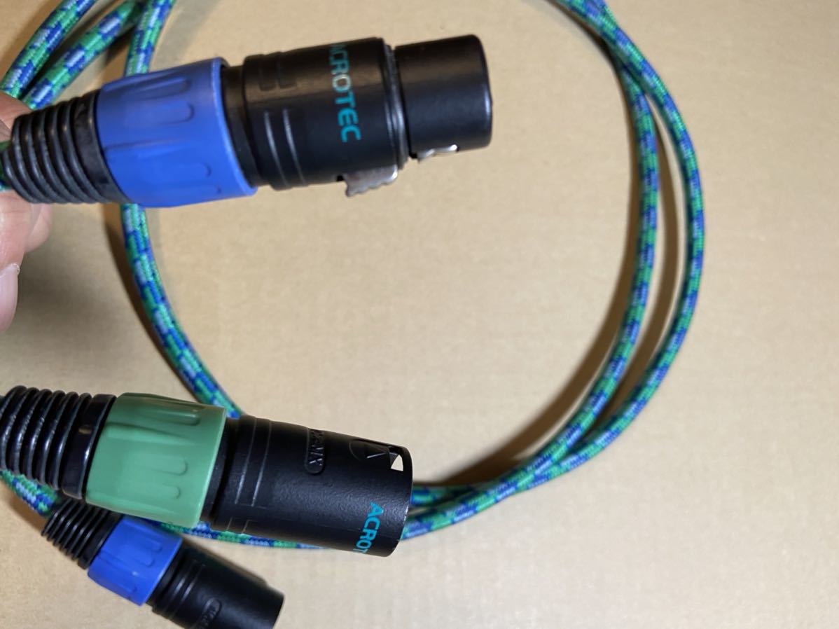 ACROLINK 6N-A2030II XLRケーブル 1m×2 ACROTEC 6N-A2030 XLRケーブル