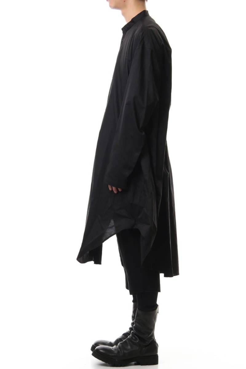 希少 20SS 定価46200円 JULIUS ユリウス オーバー ロング シャツ 黒 2