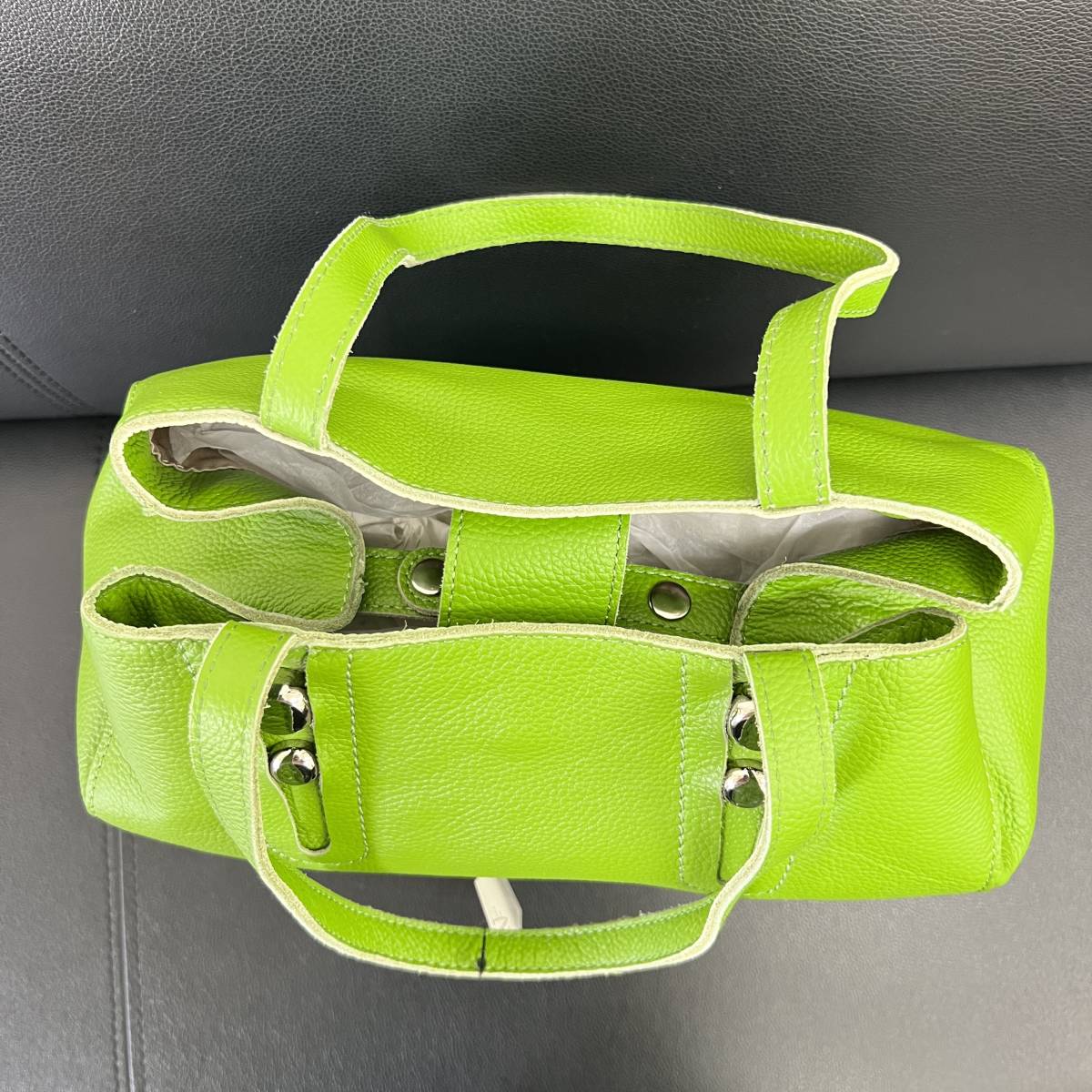 ◇Ki1135】未使用品 Falchi NEW YORK ファルチニューヨーク レザー 