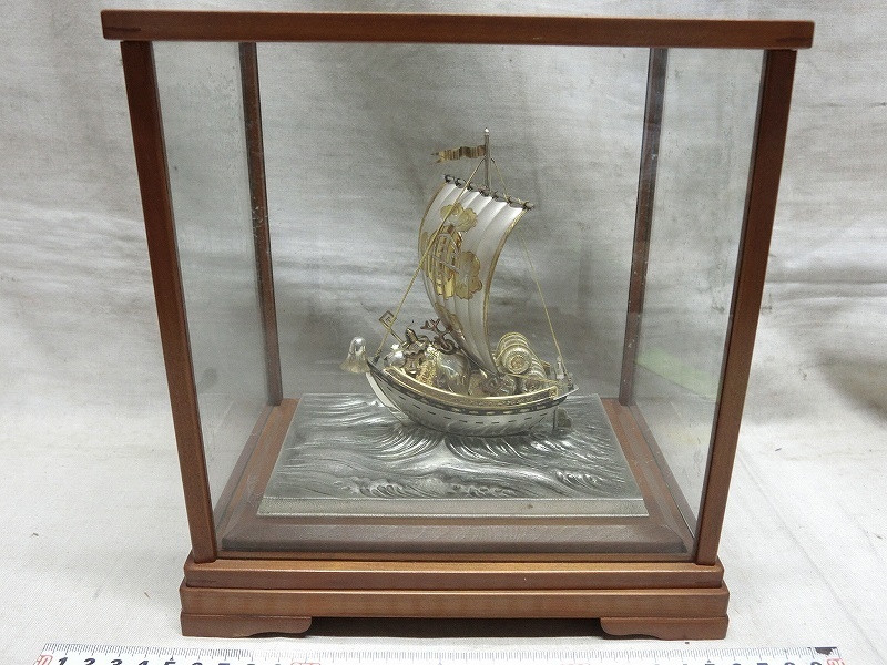 【定番人気，100%新品】 A5251 関工芸 銀製 STERLING960刻印 宝舟 124g ガラスケース(その他)｜売買されたオークション情報、yahooの商品情報をアーカイブ公開 - オークファン その他