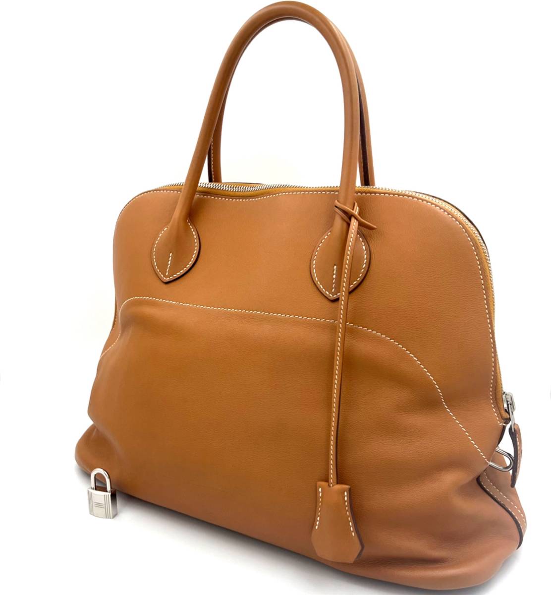【100%新品，安い】 HERMES エルメス ボリード リラックス 35 ハンドバッグ トートバッグ シルバー金具 P刻印 レディース メンズ 本革 レザー ゴールド 茶系(ボリード)｜売買されたオークション情報、yahooの商品情 かばん、バッグ
