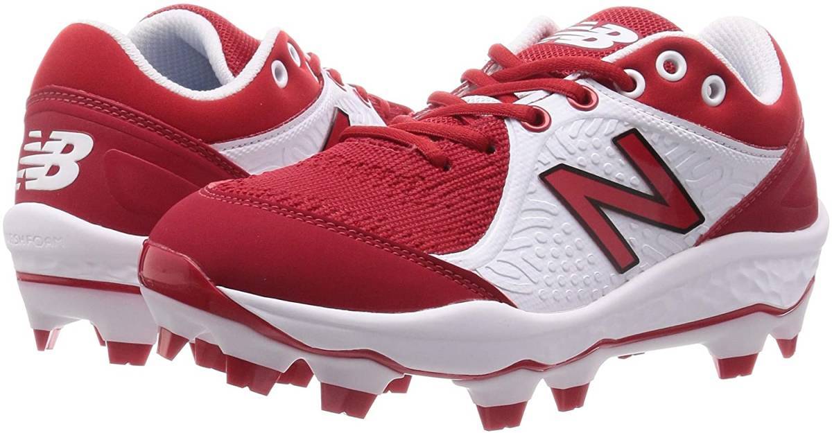 ニューバランス 野球 26.0センチ スパイク レッド ポイント 未使用