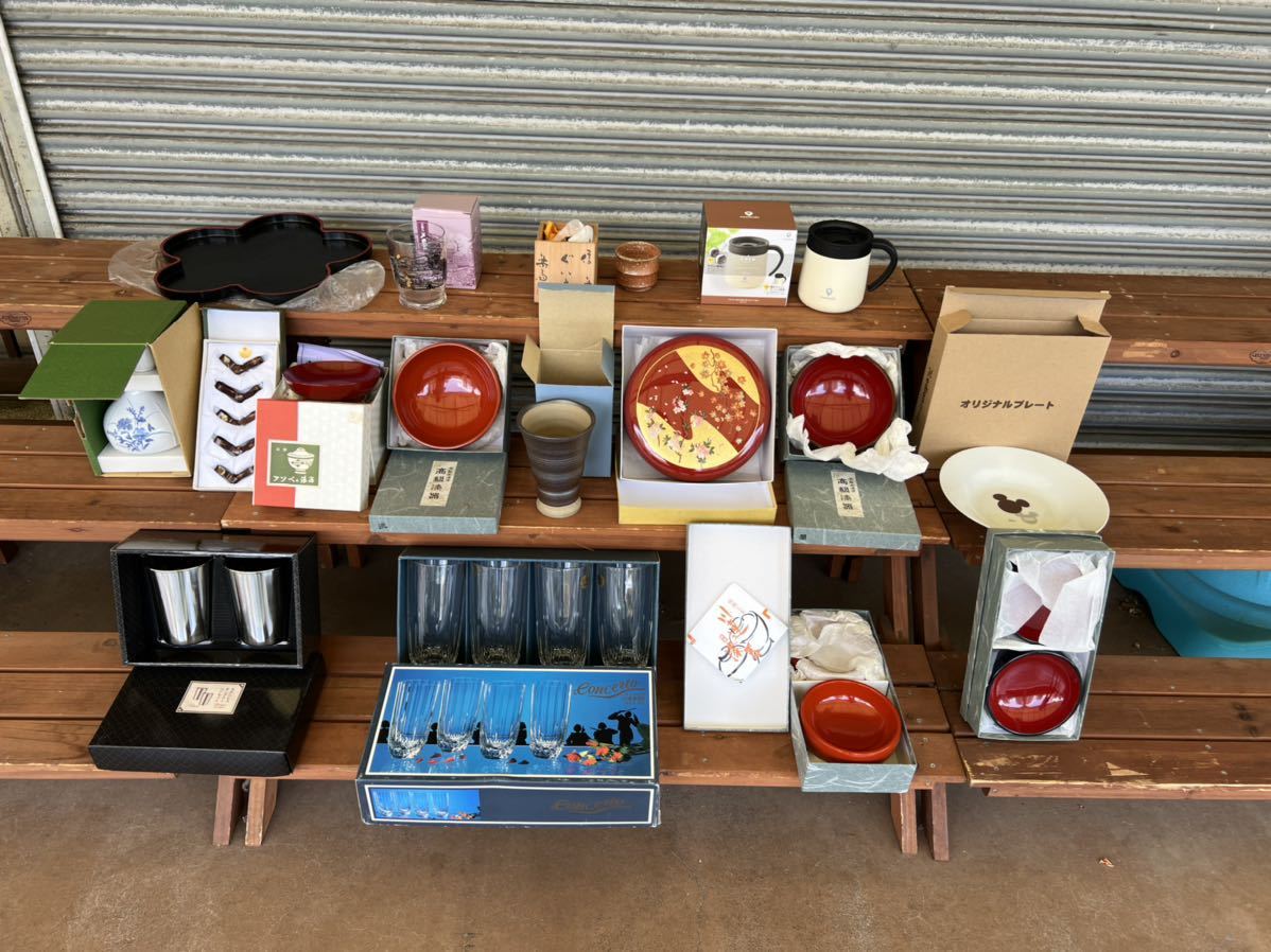  TM 食器 漆器 茶碗 和食器 ガラスグラス 漆 工芸品 コップおまとめ 全て箱付 計16点(和食器)｜売買されたオークション情報、yahooの商品情報をアーカイブ公開 - オークファン その他