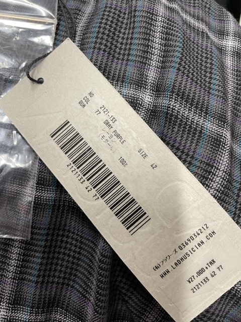 近々撤退、、2万円引き、、新品★ ラッドミュージシャン LAD MUSICIAN 21SS チェックシャツ ≠ ユリウス DEVOA glamb グラム LAD ルック「ラッド ミュージシャン」2026年秋冬コレクション 2025年春夏コレクション、10年ぶりのショーに ミュージシャン」の1万738日 30周年のショーが“暗かった”理由
