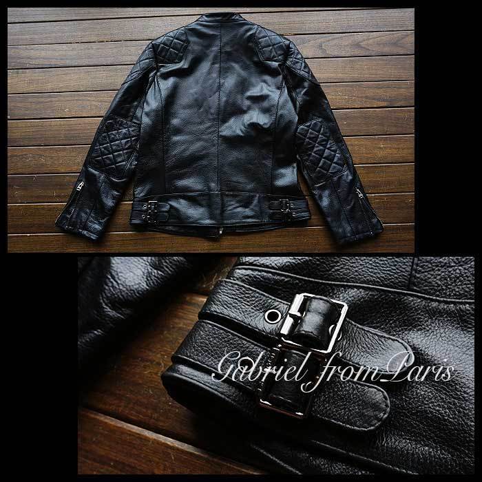 最高峰20万□GABRIEL メンズ 本革最上級ナッパ・高級感 イタリアン