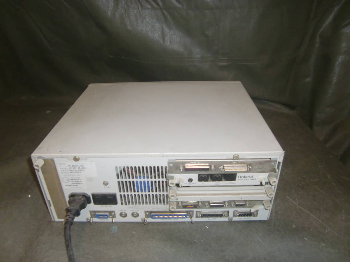 NEC　PC-9821AS/M2　通電確認　のみ　 中古 現状　管理番号705