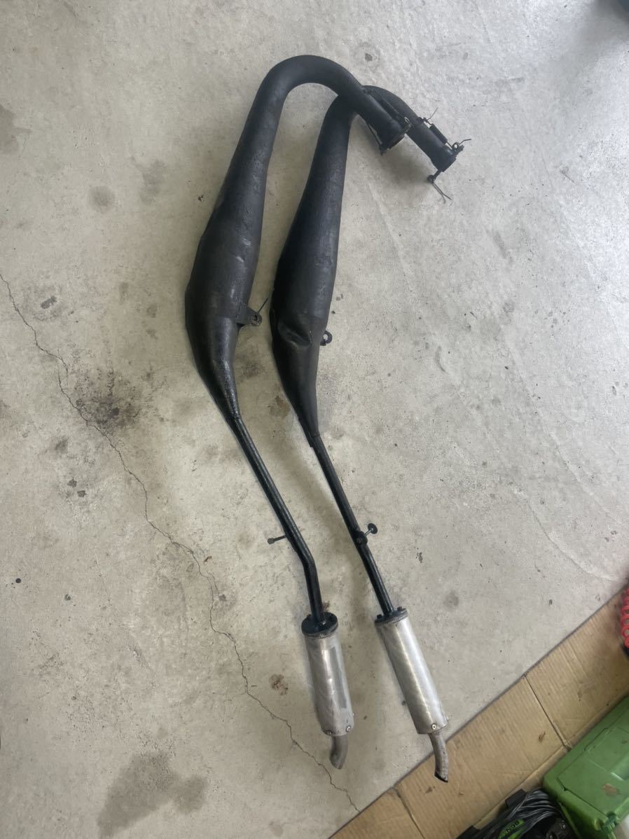 TZR250 1KT ジャッカルロングチャンバー SP忠男 当時物(マフラー本体 