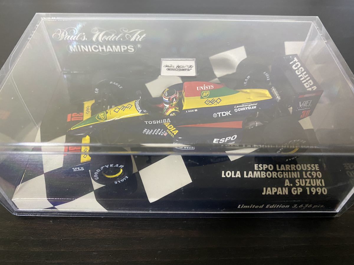 Minichamps Lola LC90 1990 鈴木亜久里 1/43 ② Minichamps Lola LC90 1990 鈴木亜久里 1/43 ② Minichamps Lola LC90