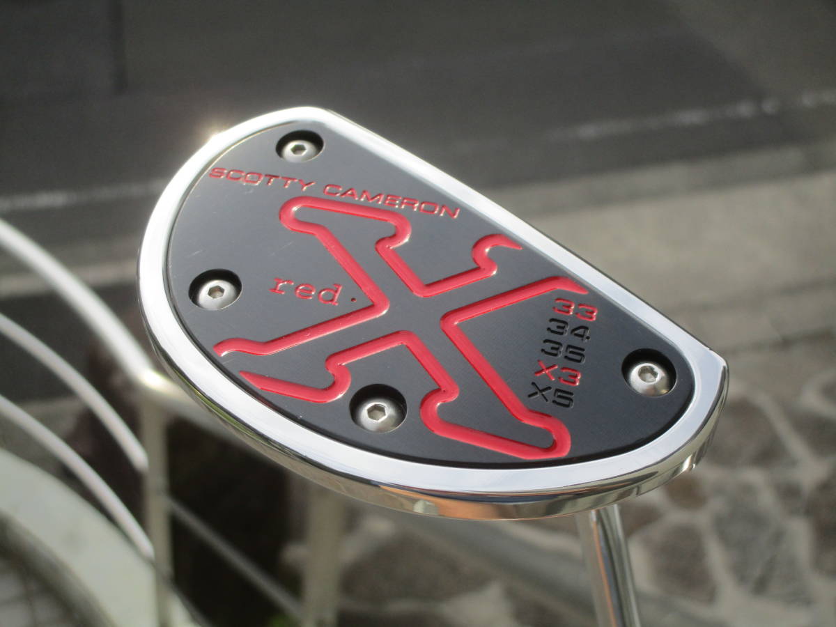 スコッティキャメロン red・X5 ツイストネック ミラーフィニッシュ 極