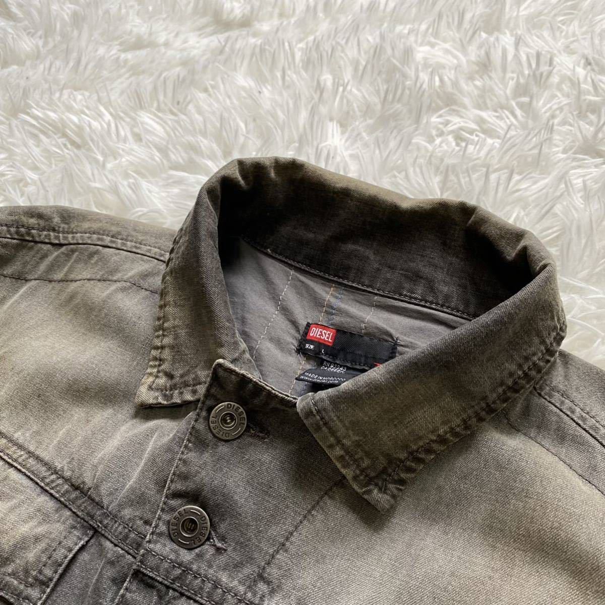 ディーゼル【絶対的なオシャレ感】DIESEL デニムジャケット ワッペン