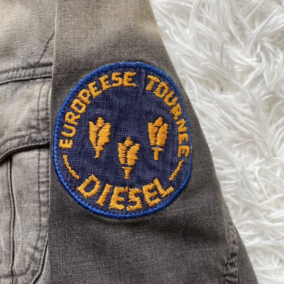ディーゼル【絶対的なオシャレ感】DIESEL デニムジャケット ワッペン