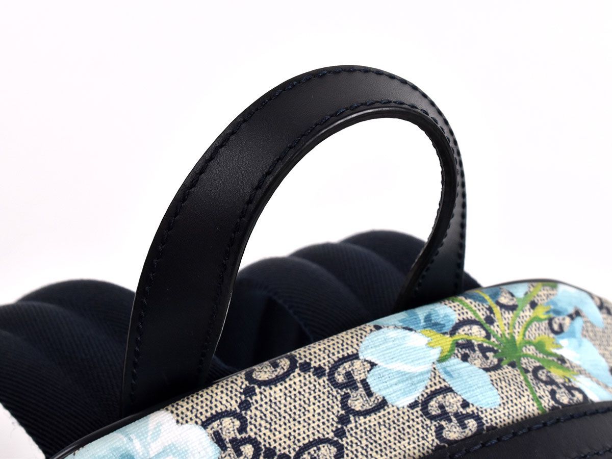 未使用　GUCCI グッチ　GG ブルームス　スプリーム　リュックPVC レザー 美品GUCCI グッチGG ブルームススプリームリュックPVC レザー