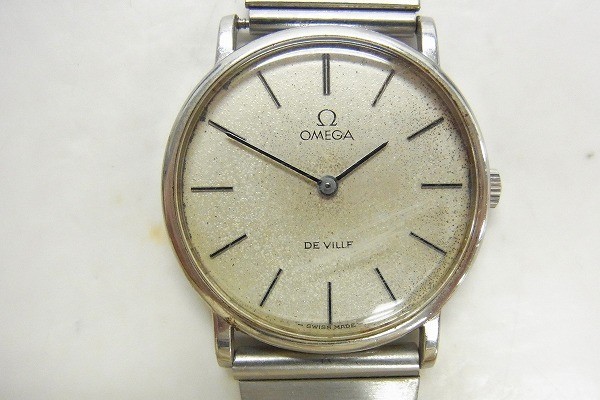 P241-Y11-696 ◎ OMEGA オメガ DEVILLE メンズ 手巻き 腕時計 現状品①