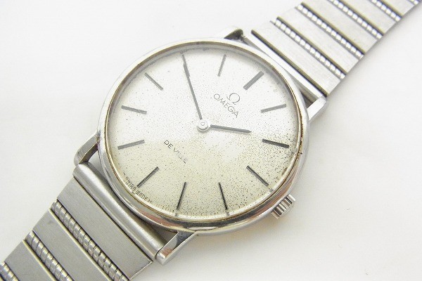 P241-Y11-696 ◎ OMEGA オメガ DEVILLE メンズ 手巻き 腕時計 現状品①