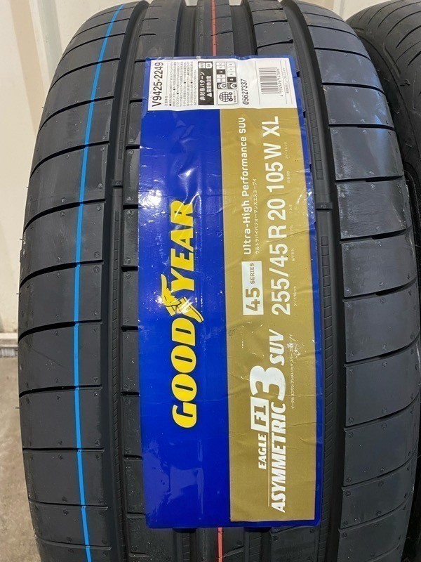 Tires 105W 255&frasl;45R20 255&frasl;45r20 AS A&frasl;S 【１本価格】　(RGYS084.808)　255/45R20 105W XL　GOODYEAR　ASYMMETRIC 3 SUV　夏タイヤ　サマータイヤ