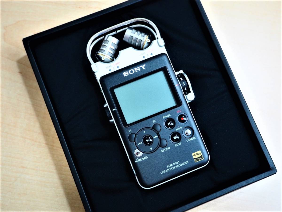 ソニー ICレコーダー ☆SONY PCM-D100 ☆中古美品｜ICレコーダー