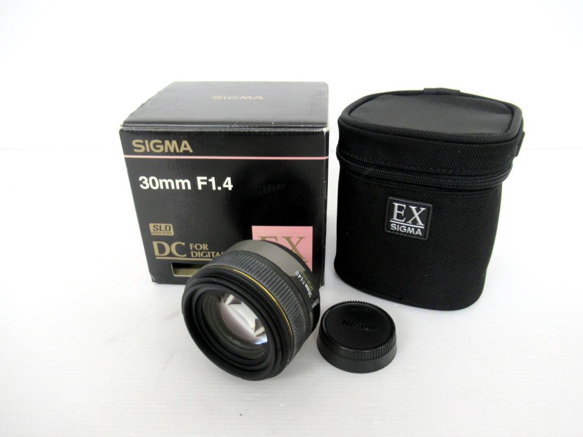 SIGMA/シグマ】辰②031//30mm 1:1.4D DC HSM/ニコンマウント F1.4 30mm