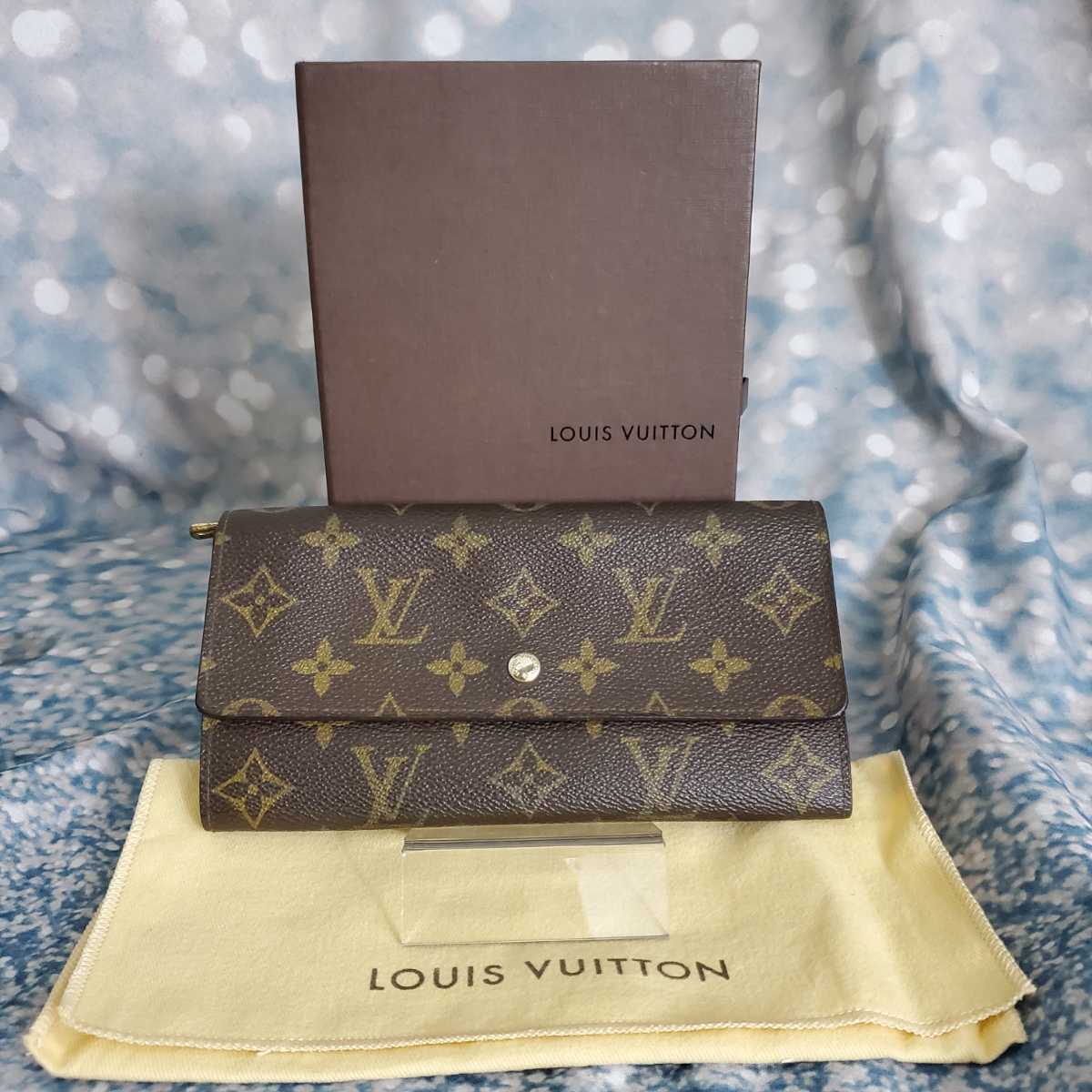 LOUIS VUITTON モノグラム ポシェットポルトクレディ サラ 2枚収納 