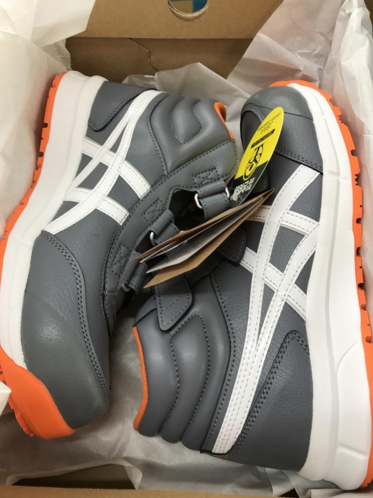 005▽未使用品▽ASICS 安全靴26.5cm ウィンジョブCP302 METROPOLIS/WHITE