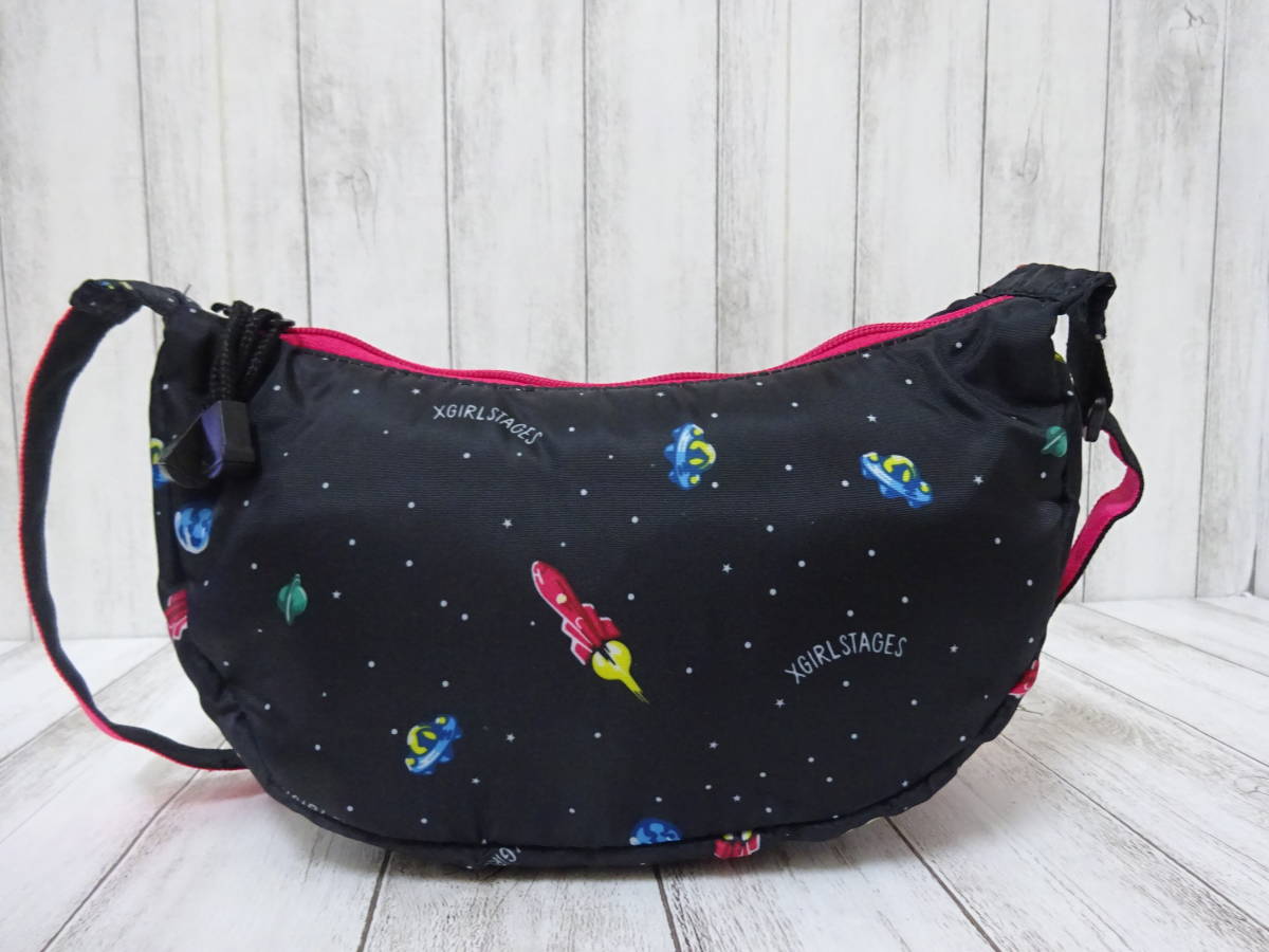 PORTER×X-girl 宇宙柄 ショルダーバッグ X-girl x Mammy Roo マザーズ