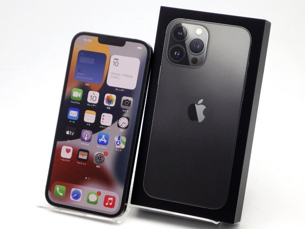 1円 質流れ SIMフリー iPhone 13 Pro Max 512GB グラファイト