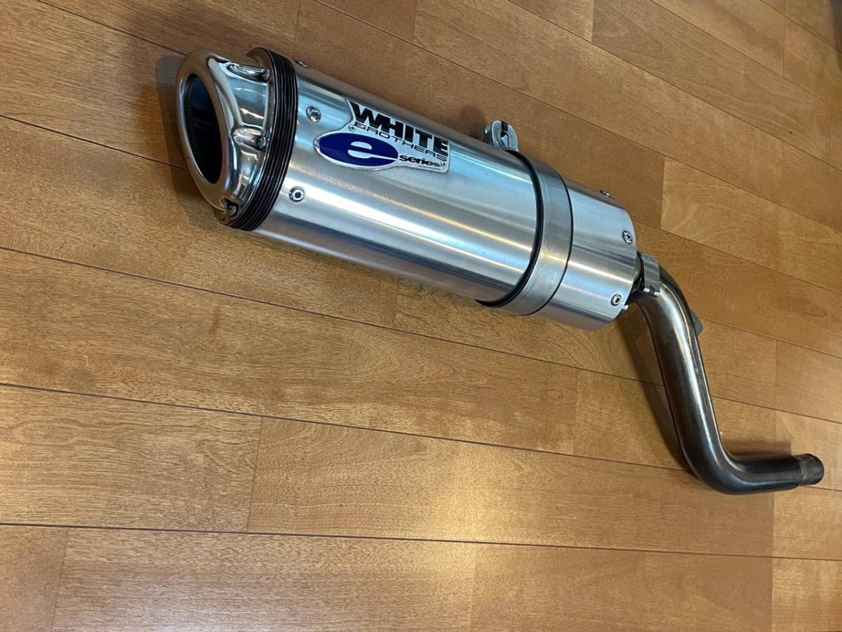  彡きれい KLX250 D-TRACKER WHITE BROTHERS Slip-On マフラー 彡(マフラー本体（社外）)｜売買されたオークション情報、yahooの商品情報をアーカイブ公開 - オークファン カワサキ用