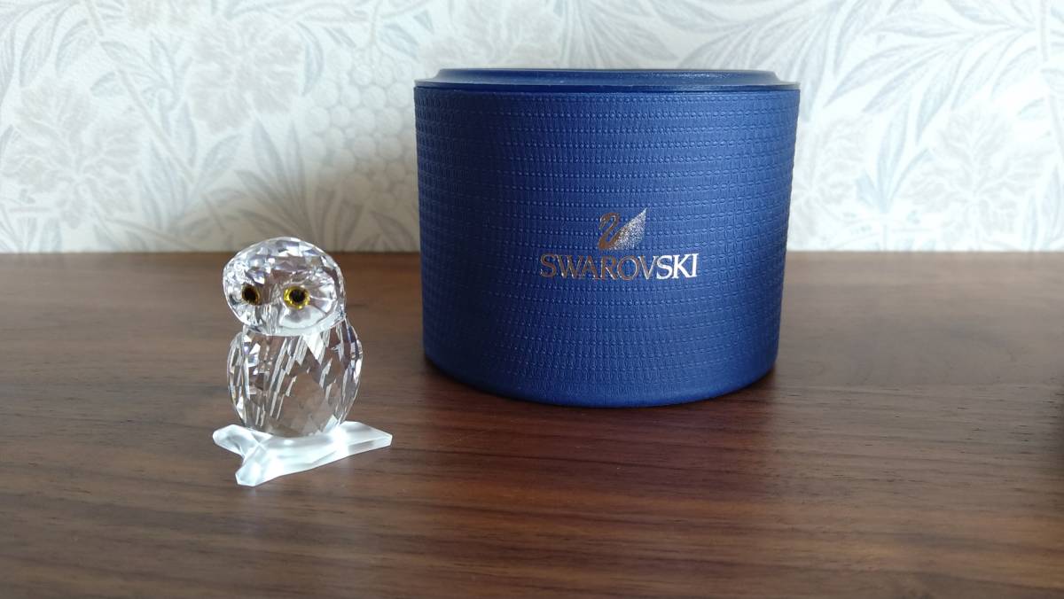 スワロフスキー SWAROVSKI 「フクロウ」置物 スワロフスキー 置物