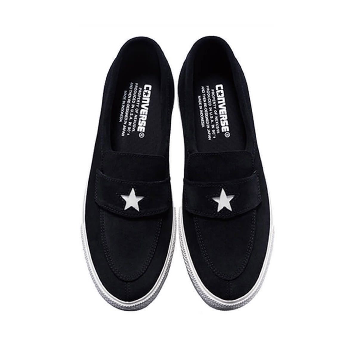 発送遅延特価】 22SS NEXUSVII Converse Addict One Star Loafer Black 