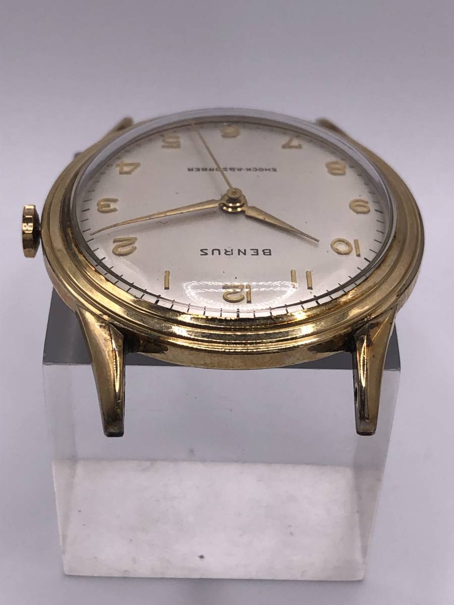 60s BENRUS ベンラス SHOCK-ABSORBER 手巻 腕時計