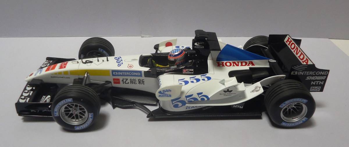 ☆1円スタート売り切り☆タバコ・中国GP仕様☆1/18 BAR 007 HONDA 佐藤 