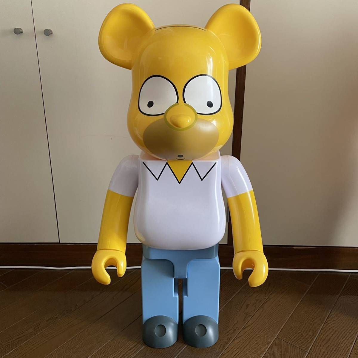 □1円〜美品 □箱無し □BE@RBRICK 1000％HOMER SIMPSON シンプソンズ 