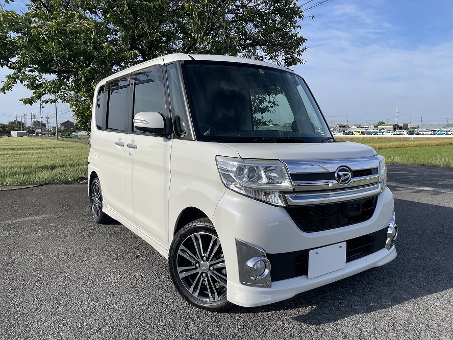 検4/11 タント カスタム RS SA TURBO LA600S専用純正8インチSDナビ/LED