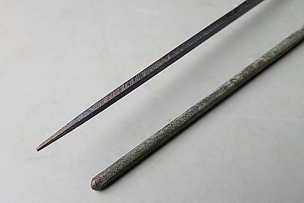 ☆真美☆u1498 時代物 青銅 鏃 矢尻 矢じり(銅製)｜売買された 