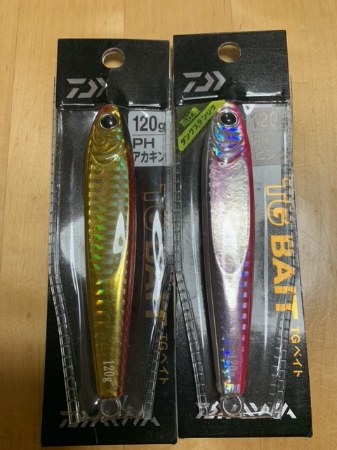 フィッシング Daiwa SALTIGA TG BAIT 120g 7本セット B