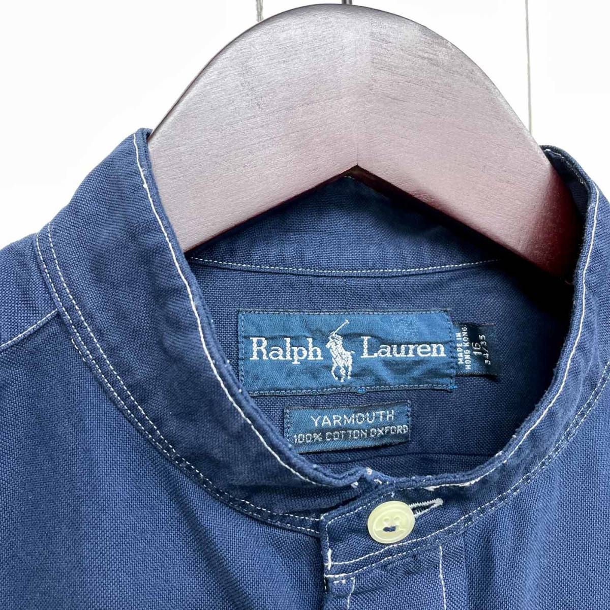 ラルフローレン POLO Ralph Lauren Polo ノーカラーシャツ 半袖シャツ 