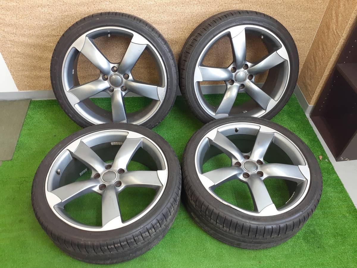 限定セール，人気SALE 岩手発 アウディ純正AW 19&times;8J +45 112.0 5穴 前後タイヤ違い 245/35/R19 93W 4本 売切(ラジアルタイヤ)｜売買されたオークション情報、yahooの商品情報をアーカイブ公開 - オークファン 5穴