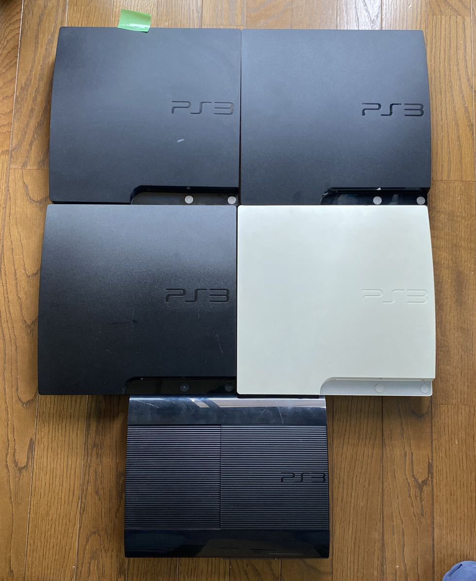 PS3本体 5台 CECH-4300、3000×2、2000×2 コントローラ13個 他