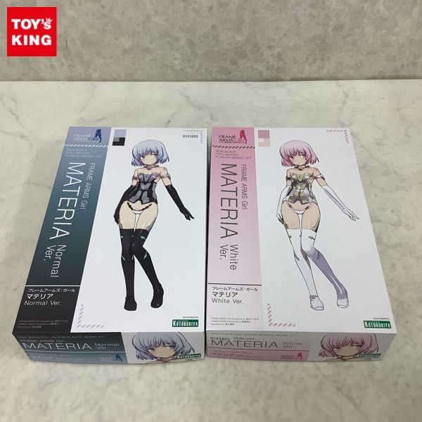 1円～ コトブキヤ フレームアームズ・ガール マテリア White Ver. マテリア Normal Ver.