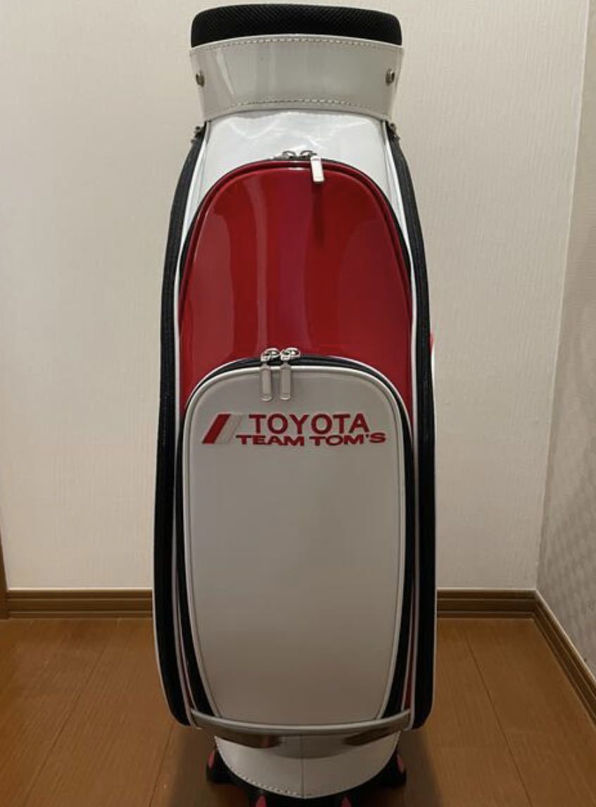 希少 TOMS TOYOTA TEAM TOM'S キャディバック 超希少美品】キャディ