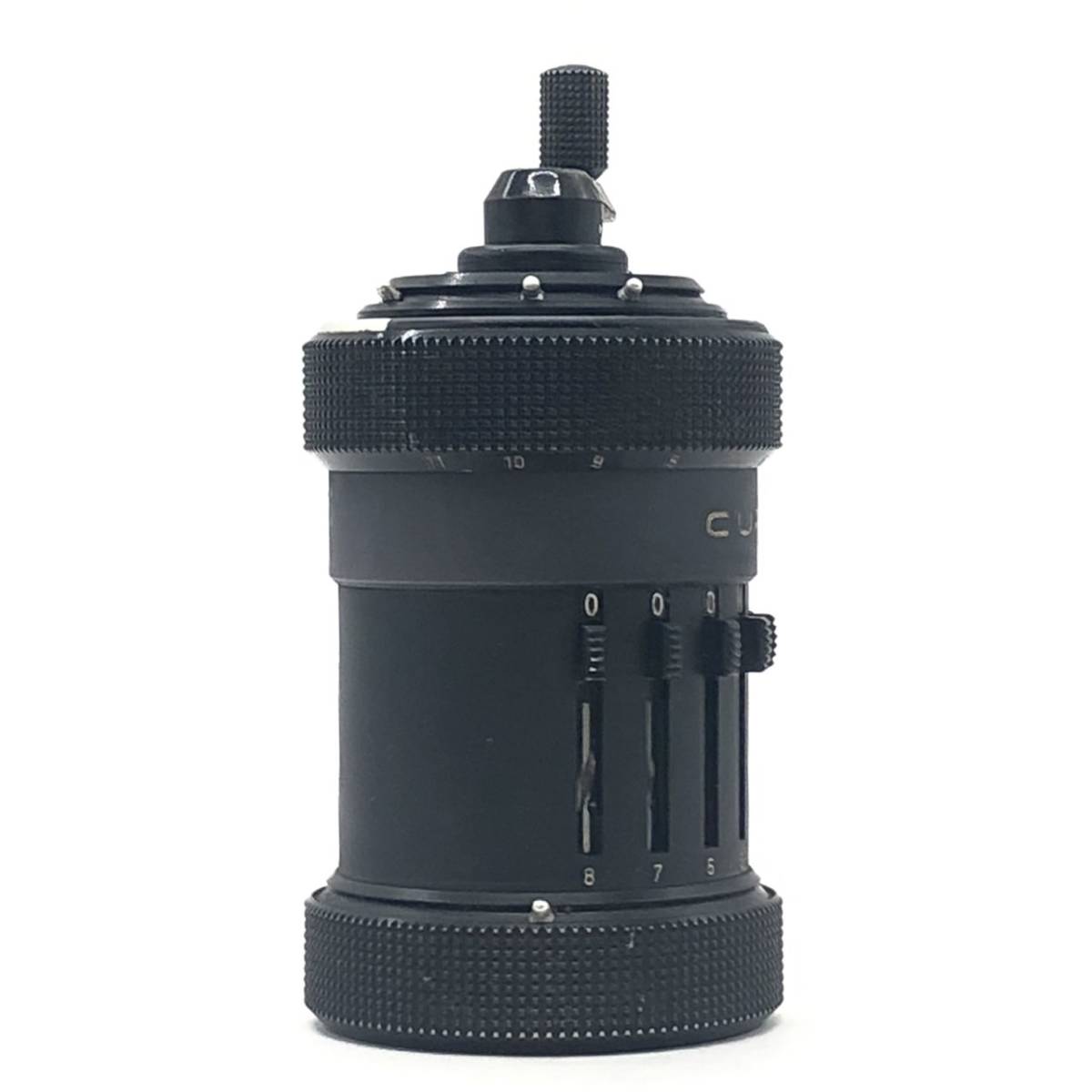 Yahoo!オークション - クルタ計算機 小さな機械式計算機 「curta 