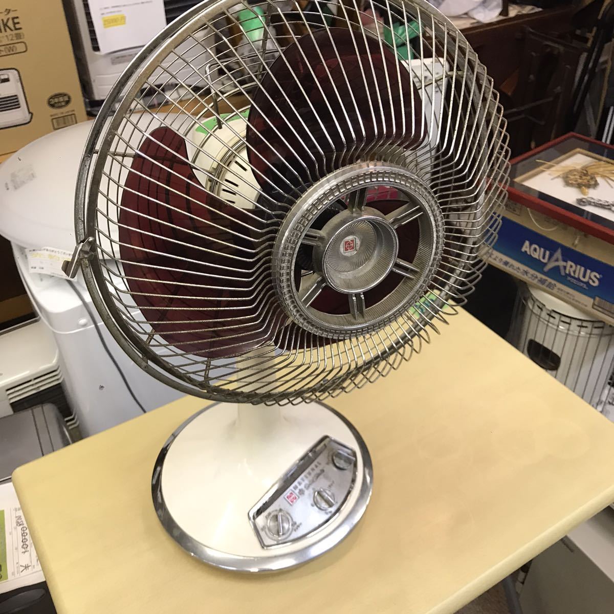 扇風機 ナショナル 昭和レトロ F-30EZ National Solid State 当時物 