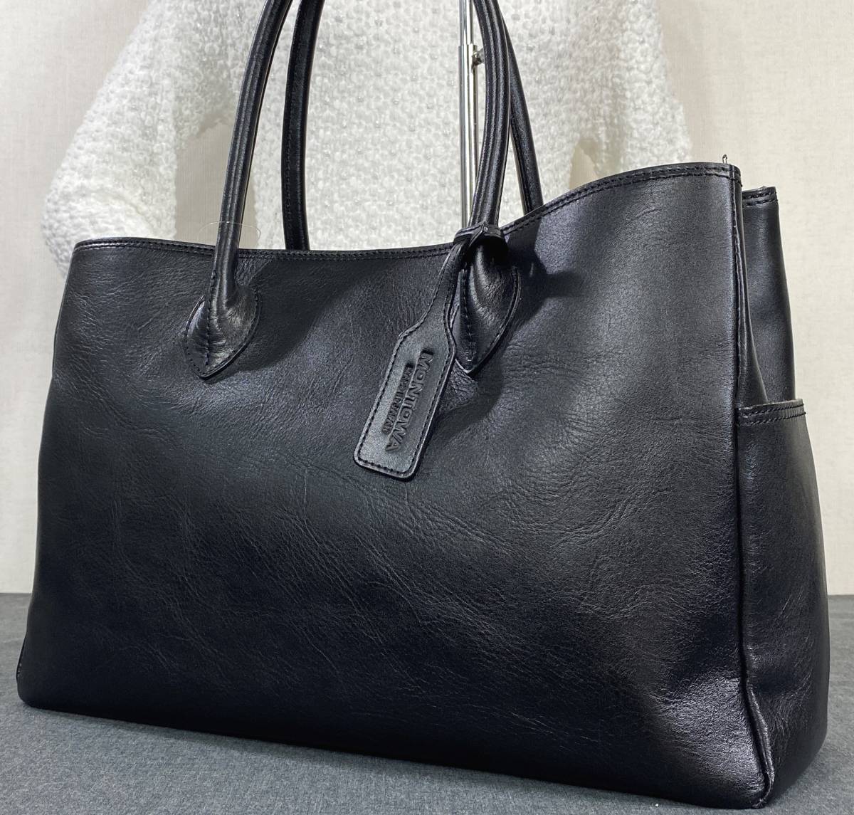 新品！ 未使用！ 日本製！ A4サイズ対応！ MONTOWA モントワ 牛革 