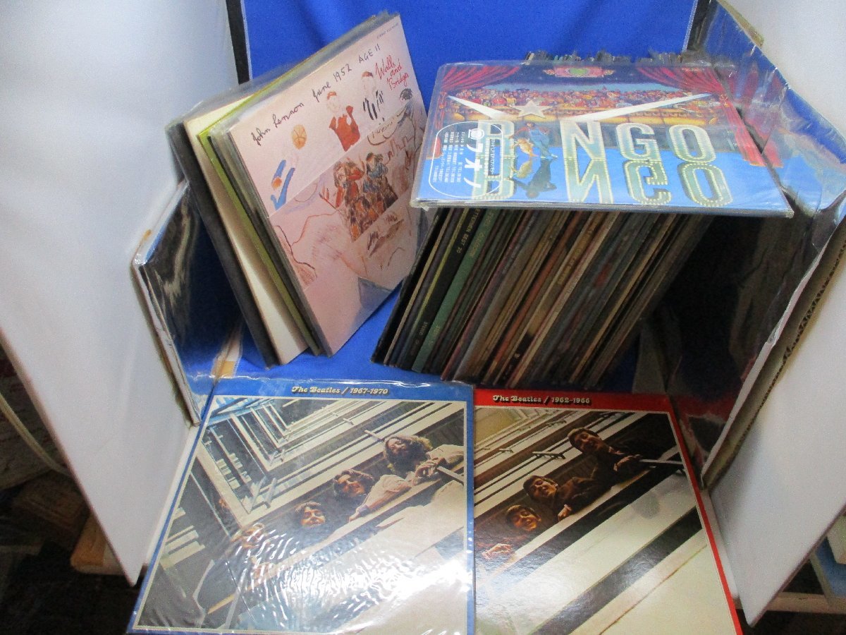  LP レコード/アナログ/ロック/洋楽／セット/まとめ/50枚/帯/ビートルズ/ジョンレノン／ビーチボーイズ／BOSTON(オムニバス)｜売買されたオークション情報、yahooの商品情報をアーカイブ公開 - オムニバス