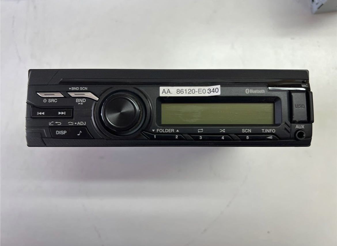 日野 新車外し Bluetooth デッキ USBポート 純正オーディオ AUX USB