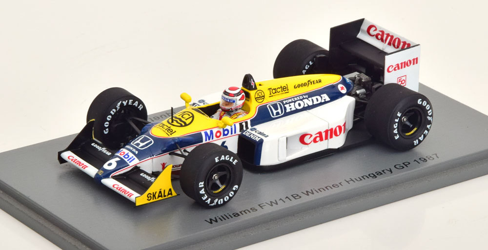 お買い得，お得 Newスパーク1/43ウイリアムズFW11B#6 Winner Hungary GP チャンプ 1987 ネルソンピケ(レーシングカー)｜売買されたオークション情報、yahooの商品情報をアーカイブ公開 - オークファン レーシングカー