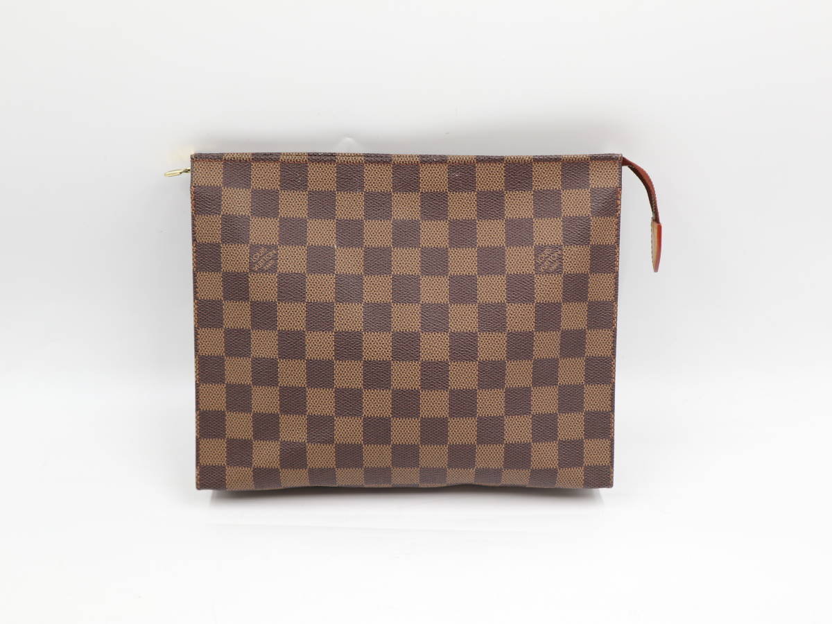 ☆LOUIS VUITTON ルイヴィトン N47543 ダミエ ポッシュトワレット26 