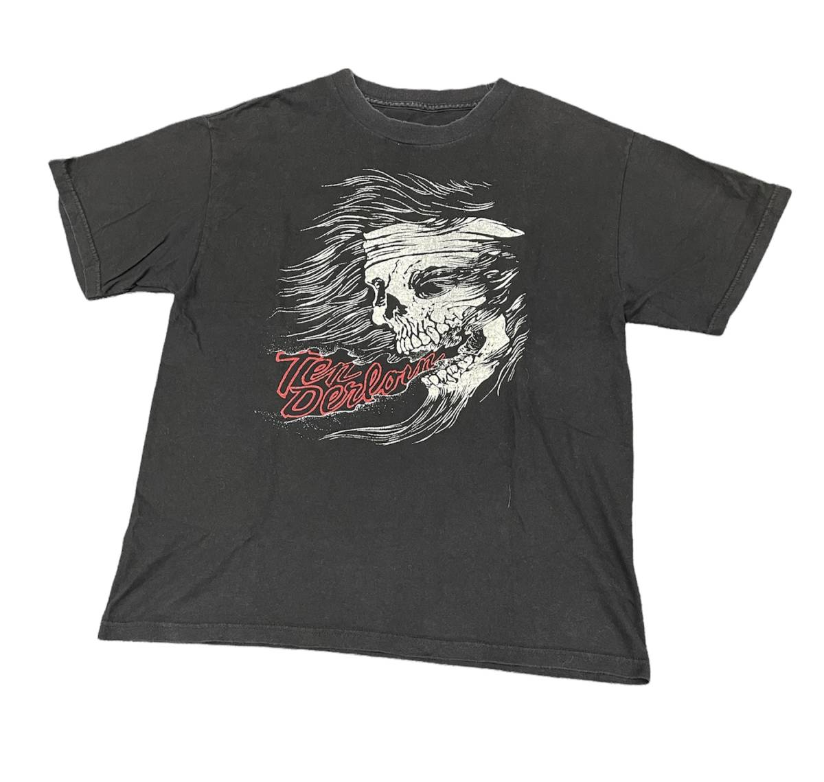 □ TENDERLOIN オリジナル バックプリント スカル Tシャツ 