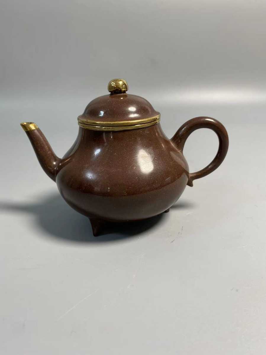 急須 朱泥 貢局 唐物 煎茶道具 茶壷 中国宜興朱泥急須