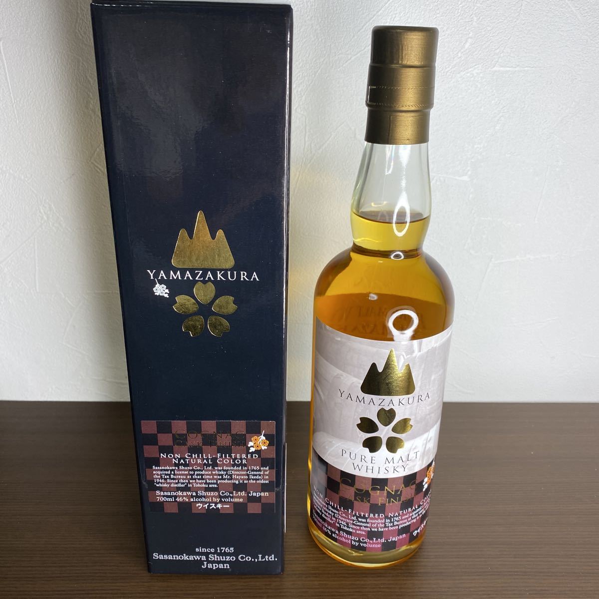 未開栓・限定】YAMAZAKURA（山桜）ピュアモルト コニャックカスク