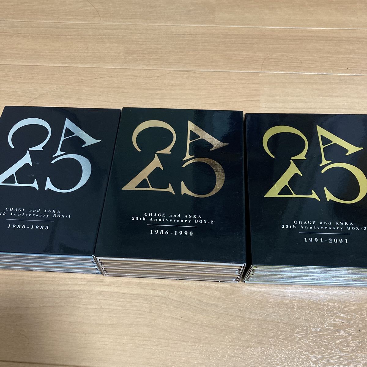 難ありCHAGE and ASKA 25thアニバーサリーBOX 1~3 25th and CHAGE 